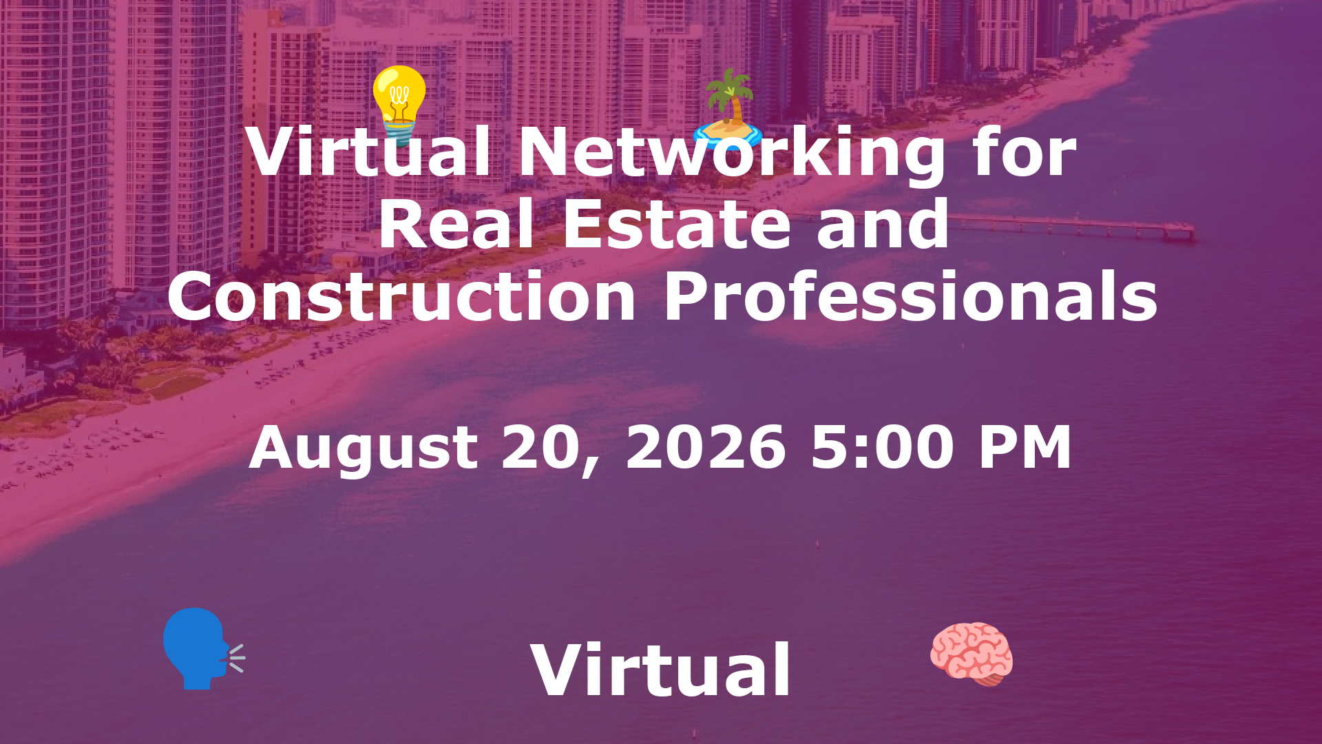 Virtual Networking for Real Estate and Construction Professionals event image